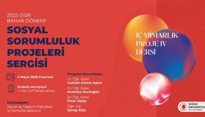 İç Mimarlık Bölümü Sosyal Sorumluluk Projeleri Sergisi